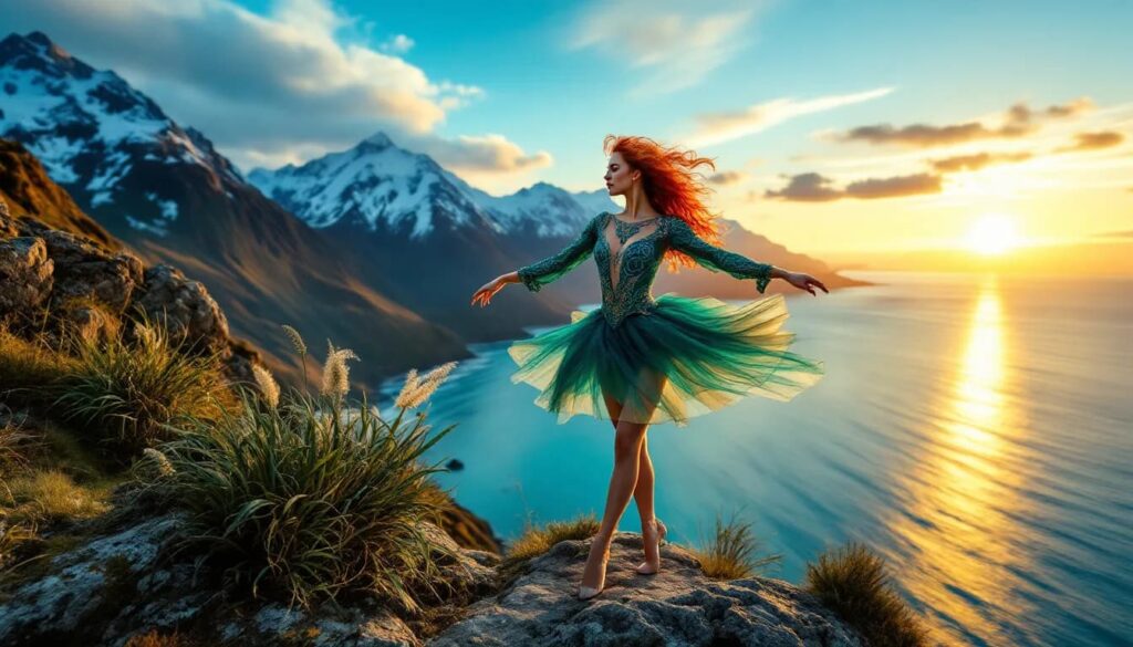 Hannah O'Neill performing in New Zealand, showcasing her roots.